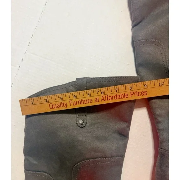 Brand Sugar Women's Platform Over Knee High Grey Faux Suede Boots Size 9 Boho - Picture 7 of 12